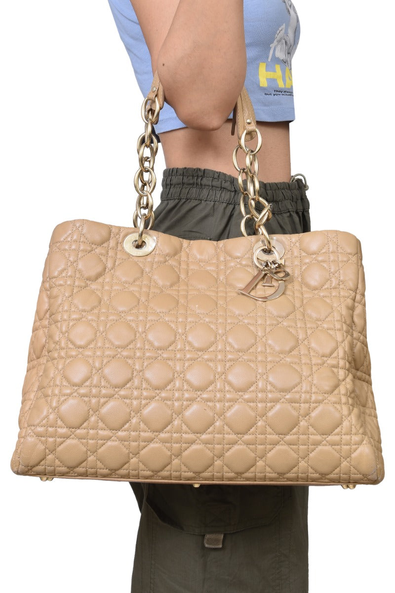 christian-dior-beige-quilted-handbag
