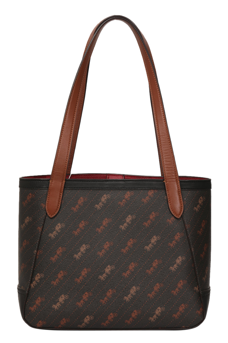 coach-horse-and-carriage-dot-print-tote