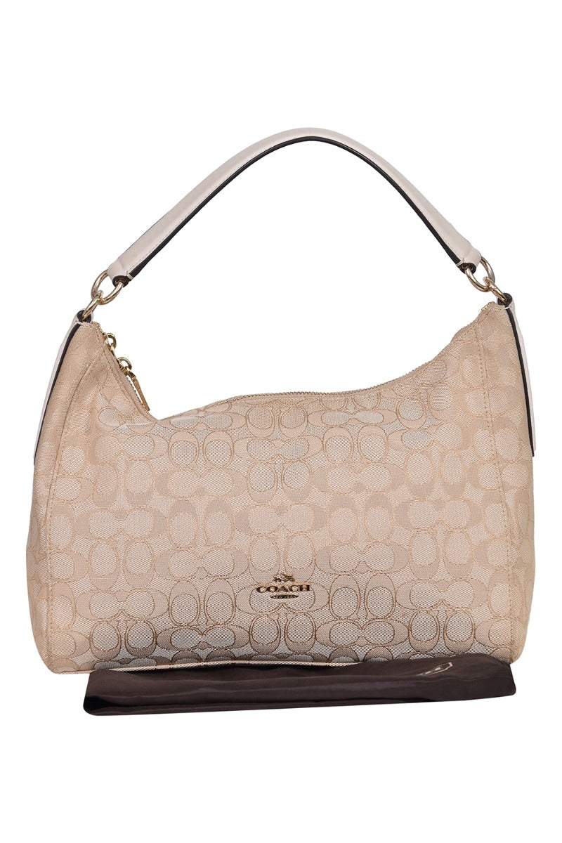 coach-monogram-beige-shoulder-bag