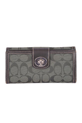 Coach Signature Turnlock Wallet