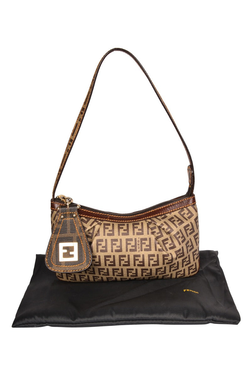 Fendi Zucchino Pochette Bag