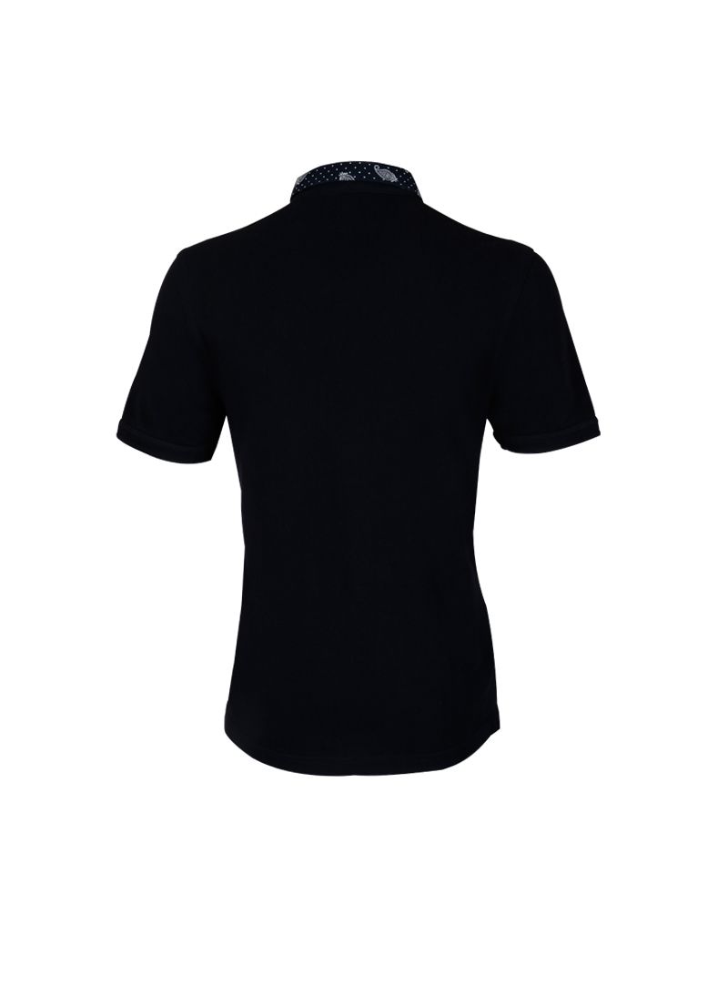 Fred Perry Black Paisley Print T Shirt