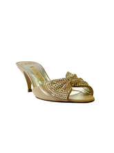 Gina Swarovski Crystal Diamante Bow Heels