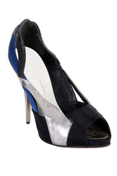 Giuseppe Zanotti Colorblockleather Peeptoes