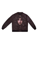 Givenchy Madonna Print Nylon Bomber Jacket
