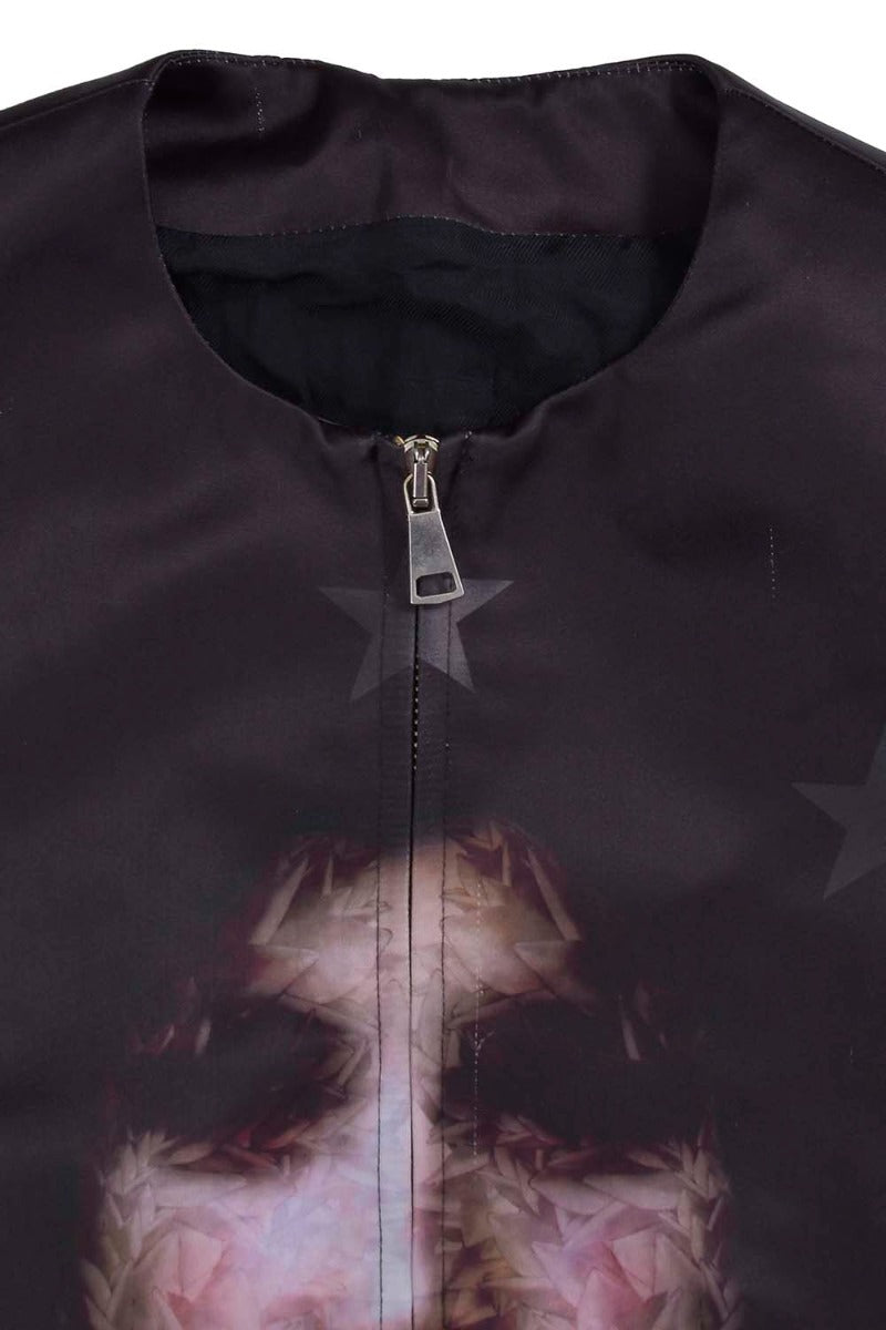 Givenchy Madonna Print Nylon Bomber Jacket