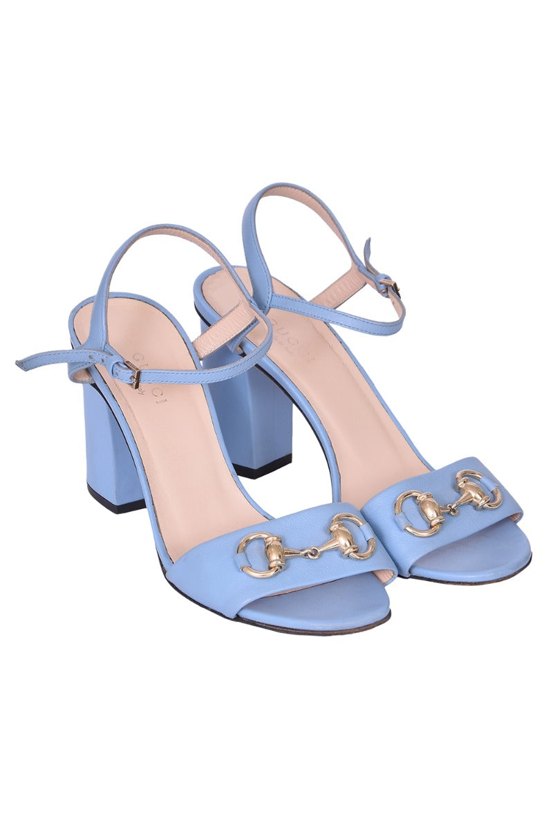 gucci-blue-leather-horsebit-block-heels