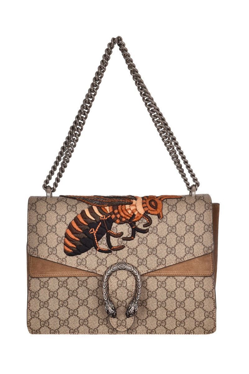Gucci Dionysus Limited Edition Bee Gg Monogram Bag