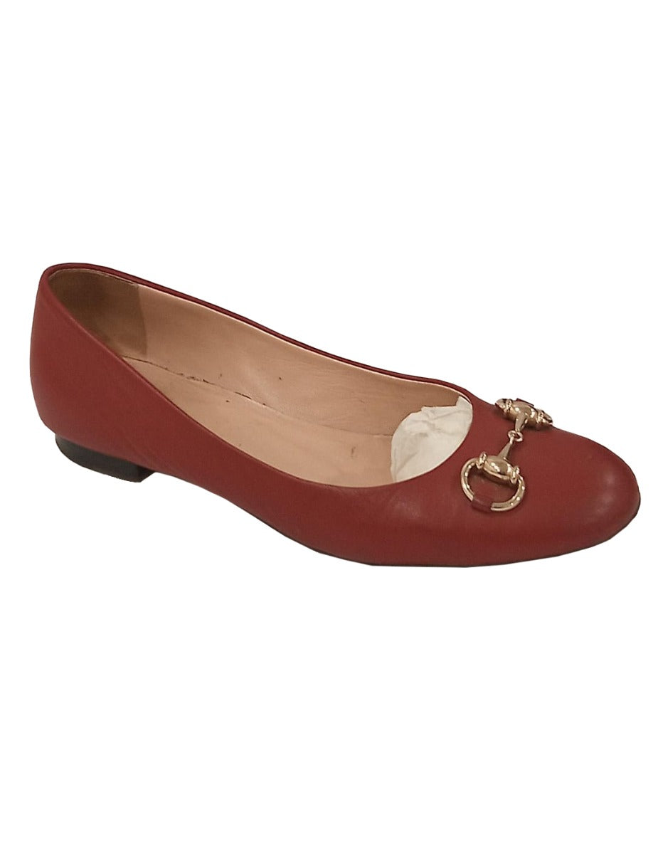 gucci-leather-horsebit-ballet-flats