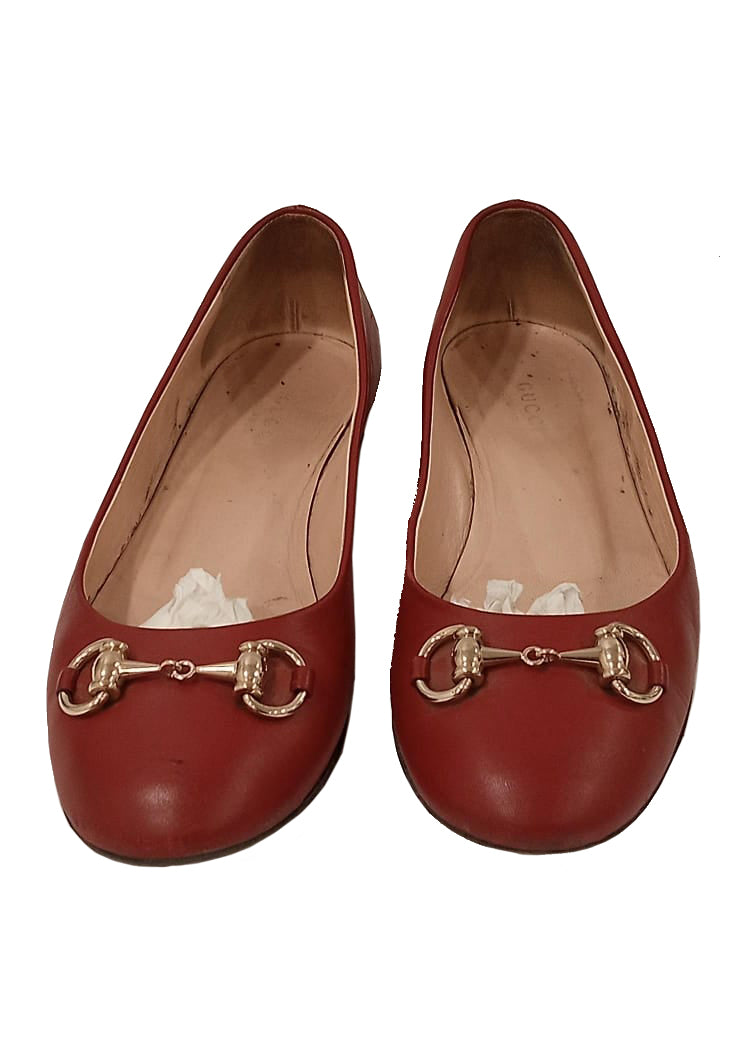 gucci-leather-horsebit-ballet-flats