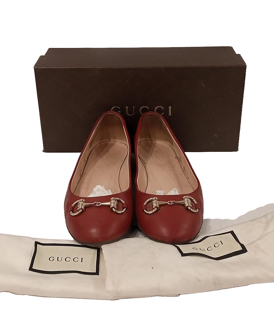 gucci-leather-horsebit-ballet-flats