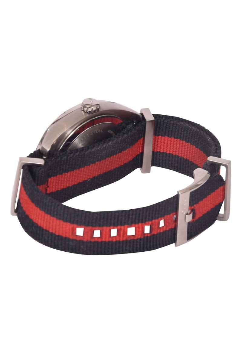 Gucci Stainless Steel & Nylon Web Watch