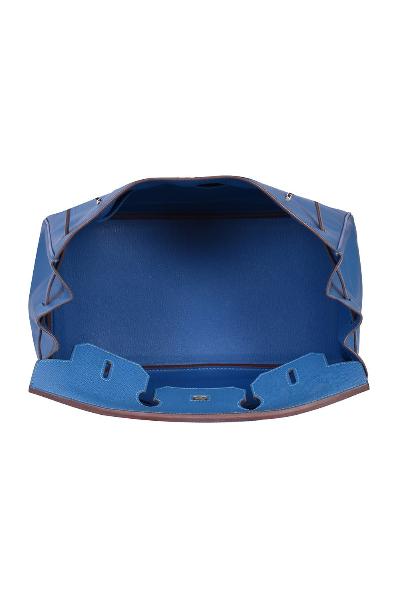 Hermes Birkin Blue Jean 35 Bag