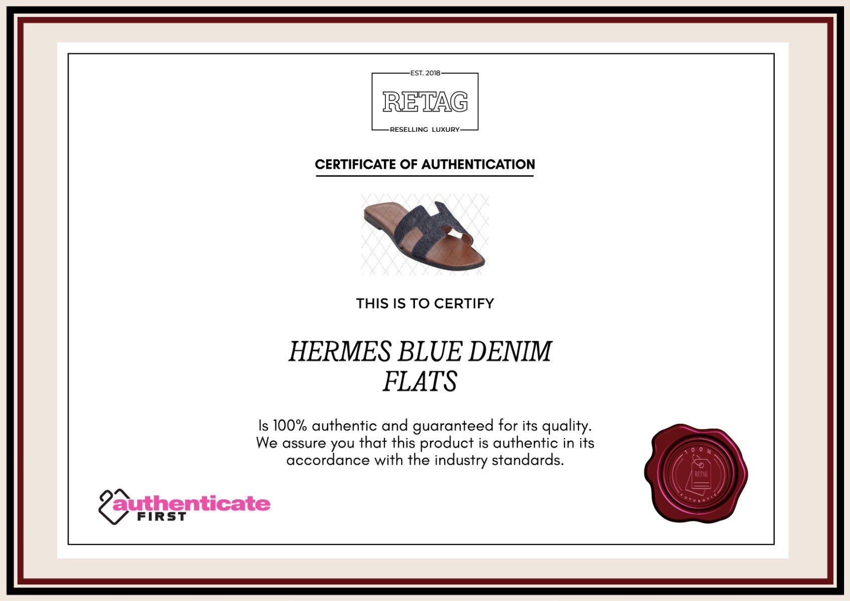 hermes-blue-denim-flats