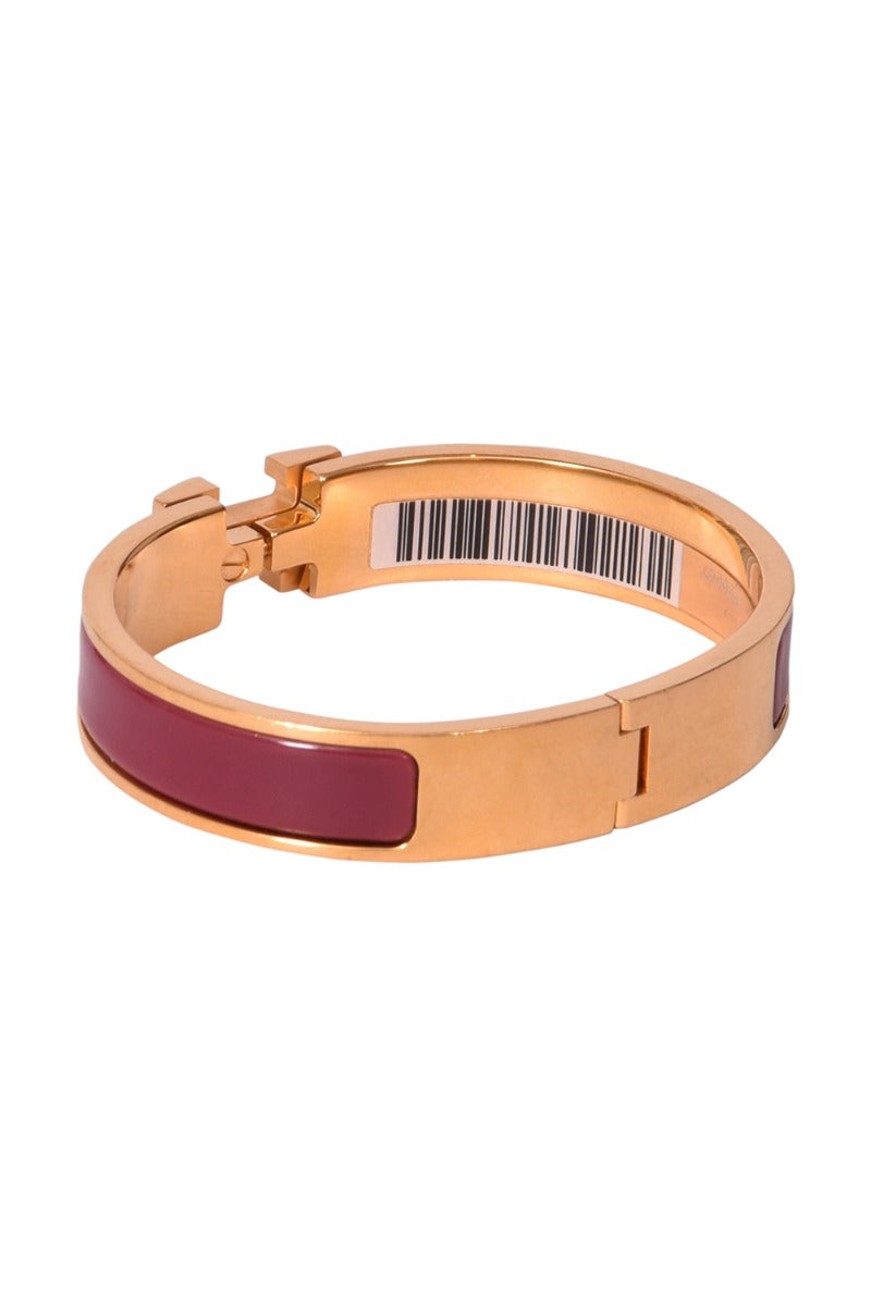 Hermes Enamel H Clic Clac Bracelet