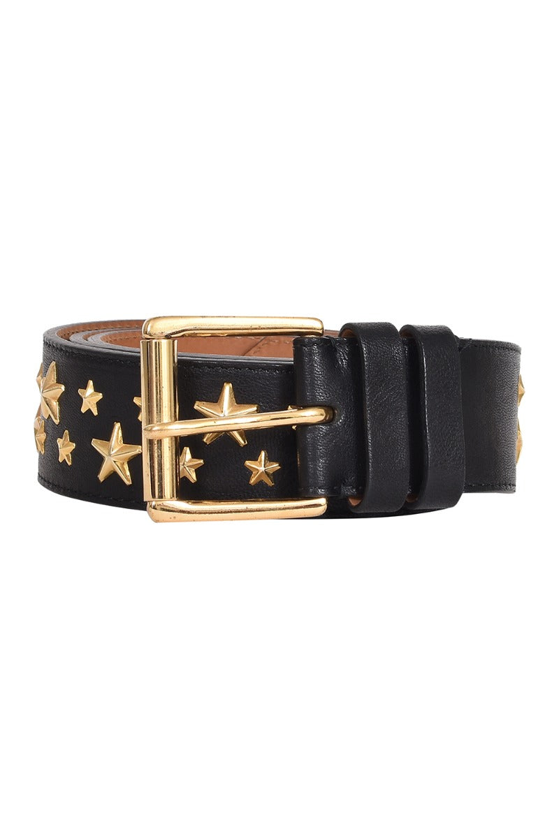 jimmy-choo-star-embellished-black-belt