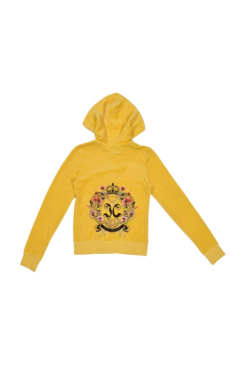 Juicy Couture Yellow Velour Track Suit Set