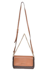 Michael Kors Brown Leather Crossbody Bag