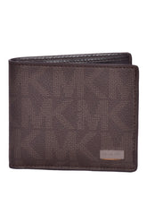 Michael Kors Men'S Jet Set Monogram Bi - Fold Wallet