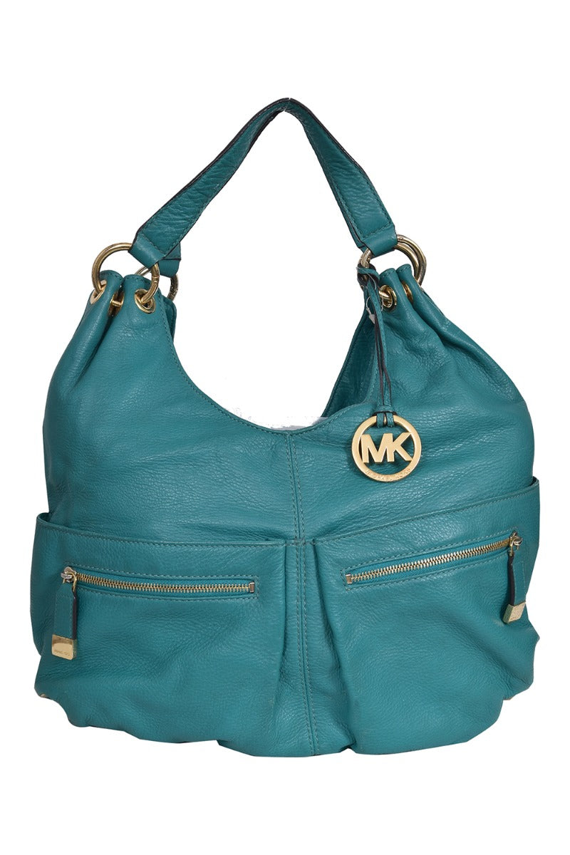 michael-kors-teal-shoulder-bag