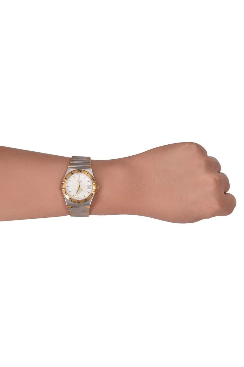 Omega Constellation Gold Stainless Steel Unisex Automatic Ladies WatcH