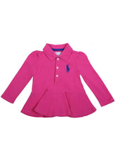 Polo Ralph Lauren Pink Pique Peplum Polo Dress