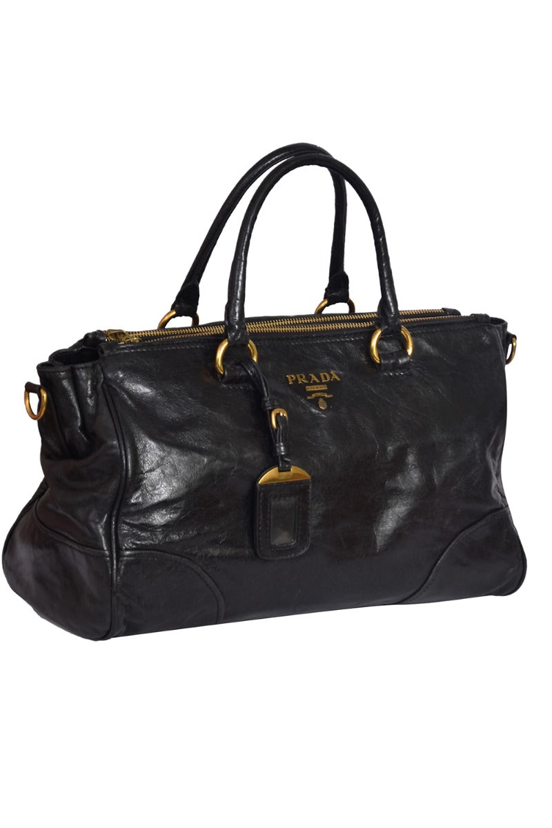 prada-black-glazed-leather-top-handle-bag