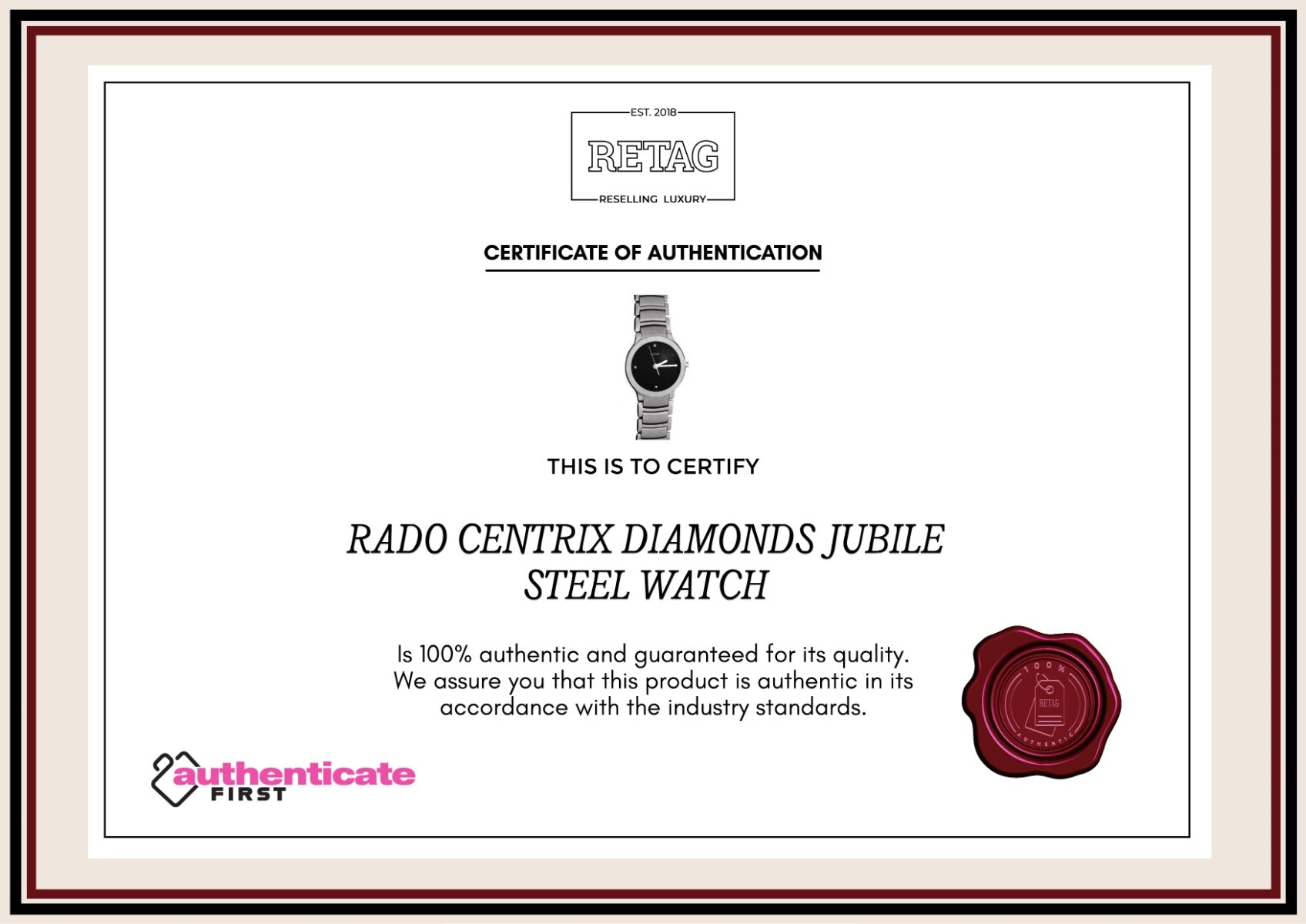 Rado Centrix Diamonds Jubile Steel Watch