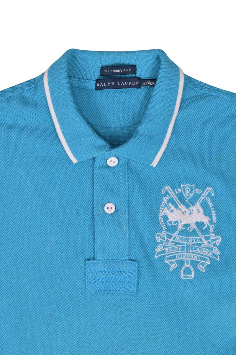 Ralph Lauren Skinny Blue Polo T-Shirt Rt103-1020