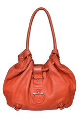 salvatore-ferragmo-orange-leather-gancinilucchetto-hobo-bag