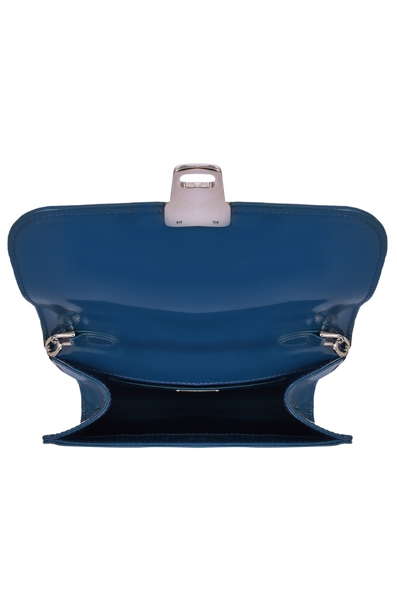 tod-s-patent-leather-teal-crossbody-bag