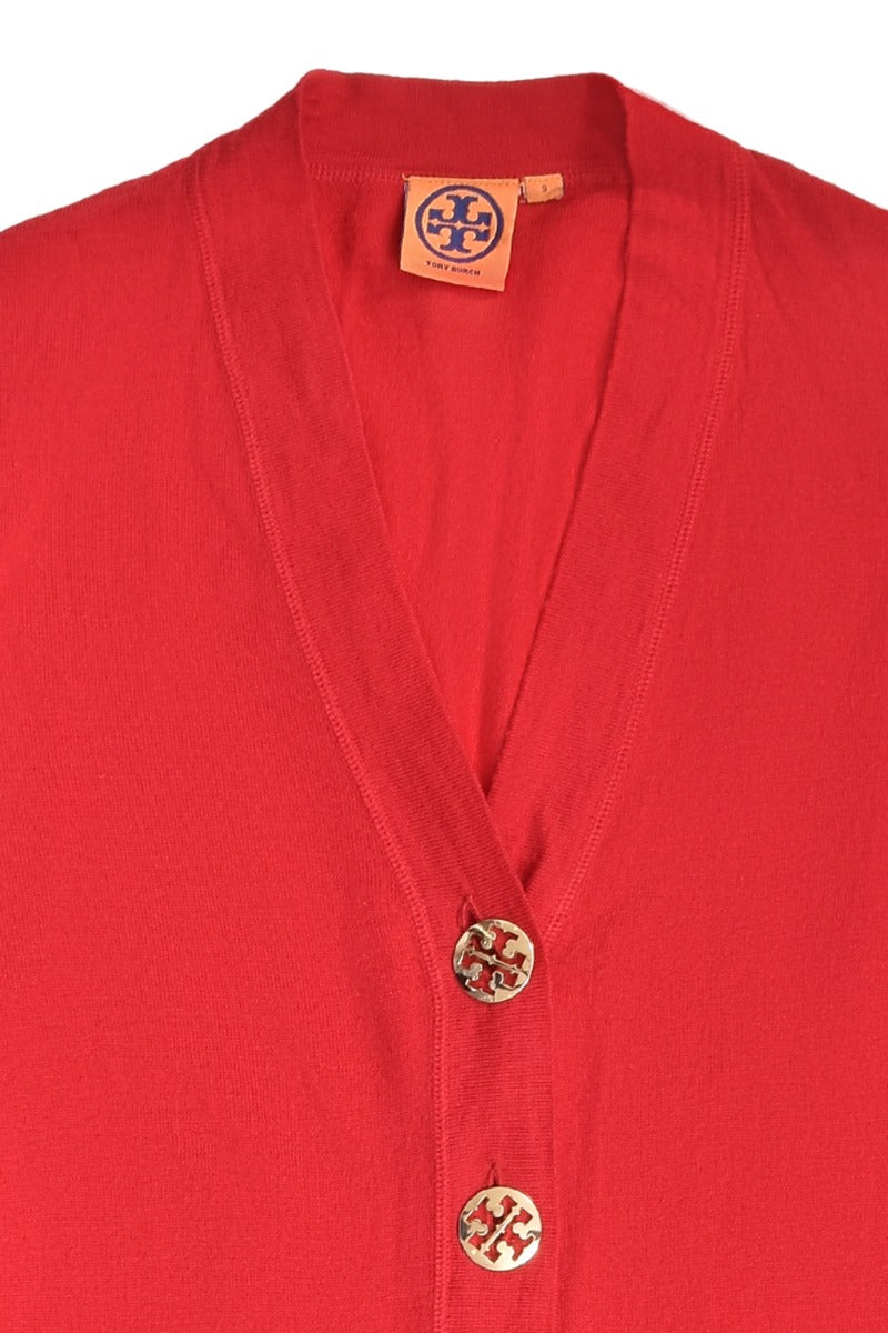 tory-burch-red-cardigan