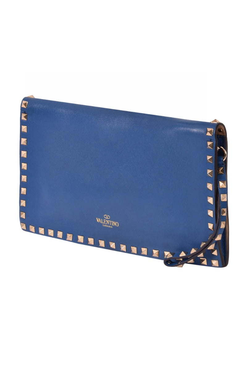 Valentino Garavani Rockstud Flap Clutch