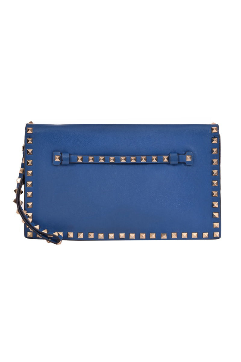 Valentino Garavani Rockstud Flap Clutch