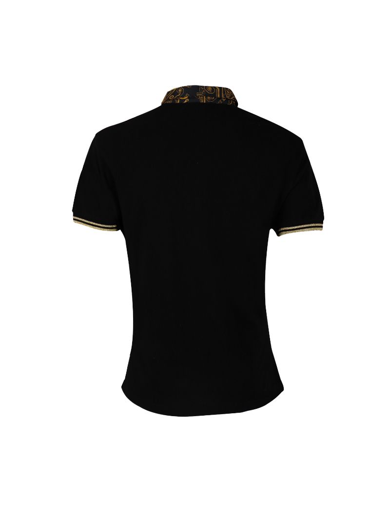 Versace Jeans Couture Black Printed T Shirt