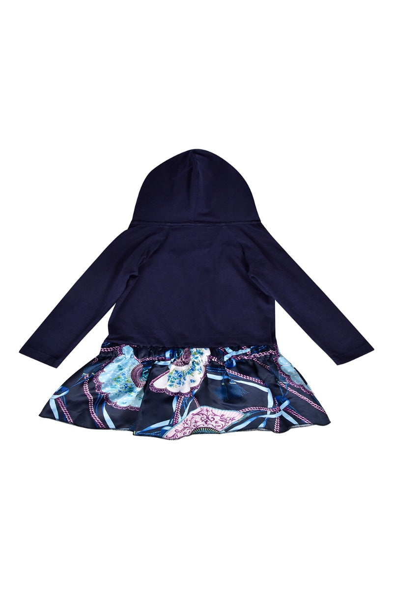 Versace Swarovski Logo Printed Frock