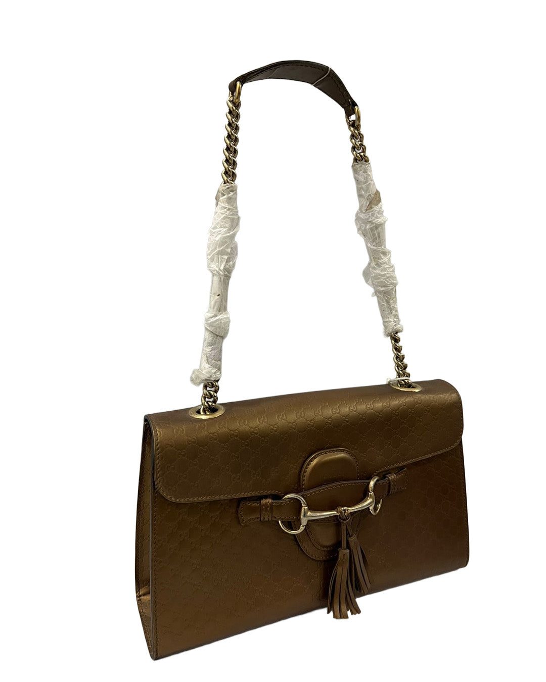 Gucci Emily Bronze Medium Handbag