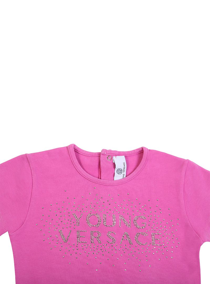 Young Versace Hot Pink Crystal Top