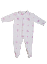 Young Versace White & Lilac Medusa Logo Romper