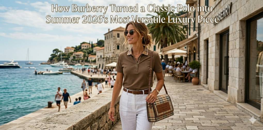 How Burberry Took a Classic Polo and Kind of Nudged It Into Being Summer 2026’s Most Adaptable Luxury Item