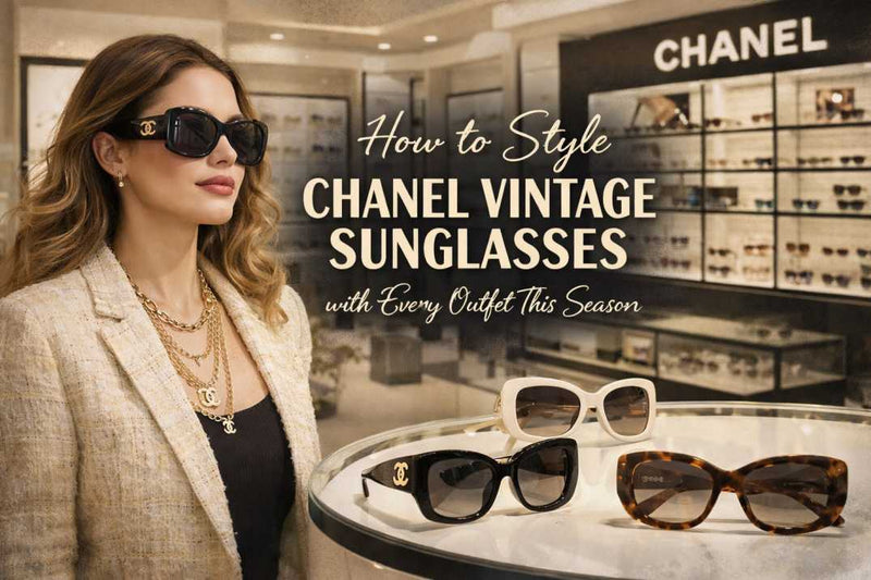 How to Style Chanel Vintage Sunglasses with Every Outfit This Season Retag Reselling Luxury Private Limited