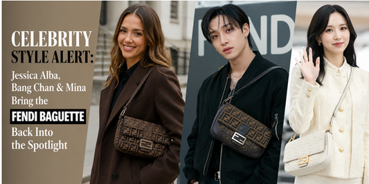 Celebrity Style Alert: Jessica Alba, Bang Chan & Mina Bring the Fendi Baguette Back Into the Spotlight