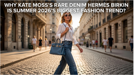 Why Kate Moss's Rare Denim Hermès Birkin Is Summer 2026's Biggest Fashion Trend?