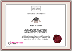 Alexander Mcqueen Men'S Light Sweater