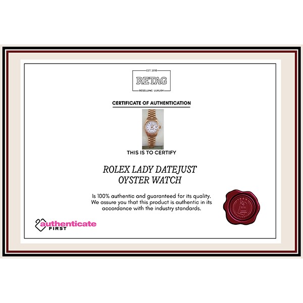 ROLEX LADY DATEJUST OYSTER WATCH