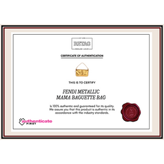 Fendi Metallic Mama Baguette Bag