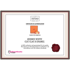 HERMES PINK CLIC CLAC H ENAMEL