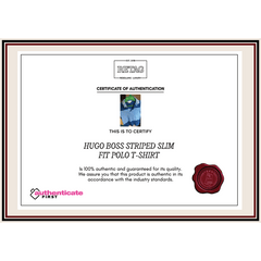 Hugo Boss Striped Slim Fit Polo T-Shirt