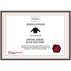 Emporio Armani Black Logo Shirt