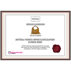 Bottega Veneta Intrecciato Leather Flower Hobo